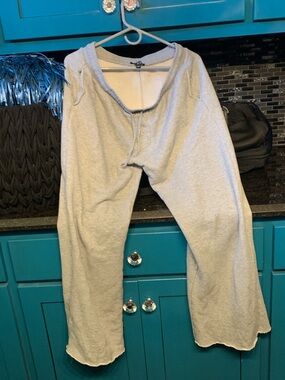 J. Crew Light Heather Gray Fleece Sweatshirt